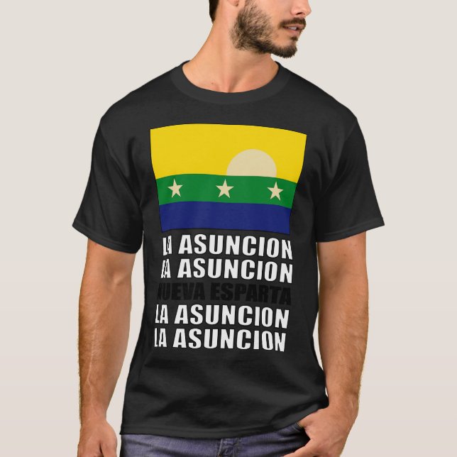Flagga Nueva Esparta T Shirt (Framsida)