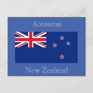 Flagga Nya Zeeland Vykort