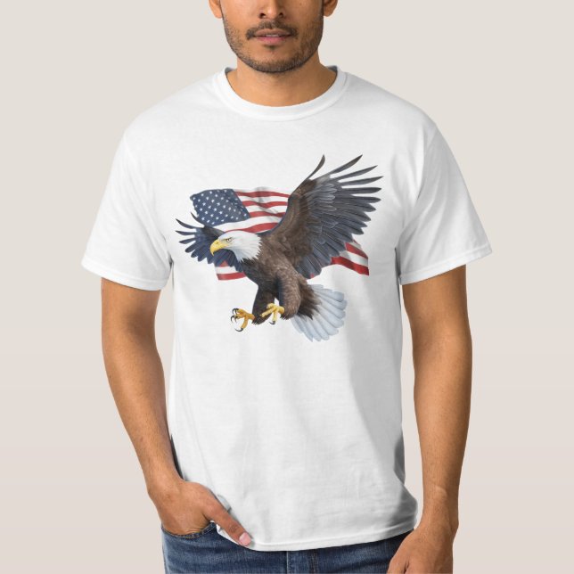 Flagga/Öagle - T-Shirt (Framsida)