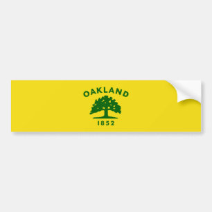 Flagga Oakland (Kalifornien) Bildekal