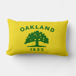 Flagga Oakland (Kalifornien) Lumbarkudde