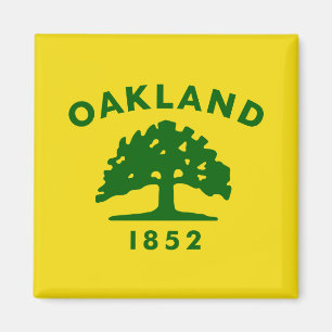 Flagga Oakland (Kalifornien) Magnet