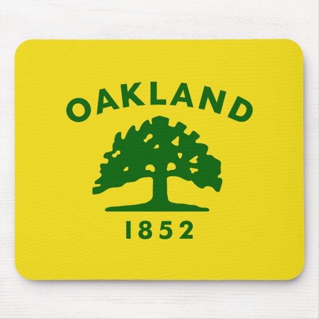 Flagga Oakland, Kalifornien Musmatta (Framsidan)
