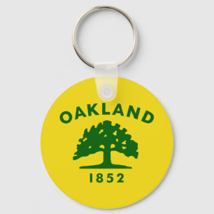 Flagga Oakland, Kalifornien Nyckelring
