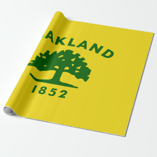 Flagga Oakland (Kalifornien) Presentpapper