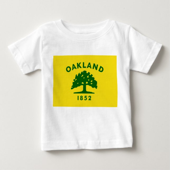 Flagga Oakland (Kalifornien) T Shirt (Framsida)