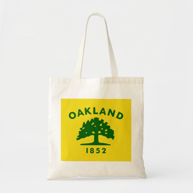 Flagga Oakland (Kalifornien) Tygkasse (Framsidan)