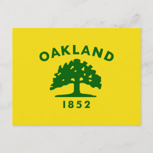 Flagga Oakland (Kalifornien) Vykort