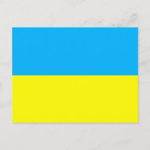 Flagga och gåvor från Ukraina Vykort