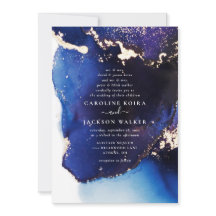 Flagga och Guld-alkohol Bläck Bröllop