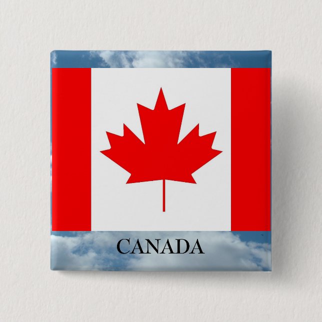 Flagga och land-stift knapp (Framsida)