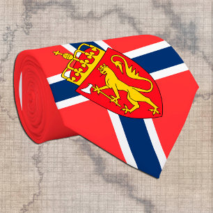 Flagga- och Norge-verksamhet, resor/sport Slips