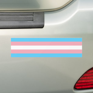 Flagga och Pride för transgener/gender bil Bildekal