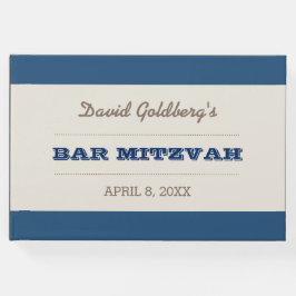 Flagga och Silver Pub Mitzvah Guest Bok