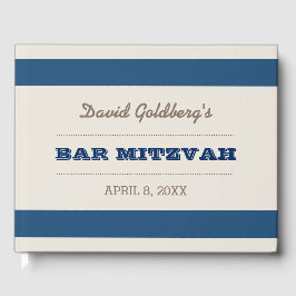 Flagga och Silver Pub Mitzvah Guest Bok