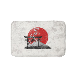 Flagga och symboler för Japan ID153 Badrumsmatta