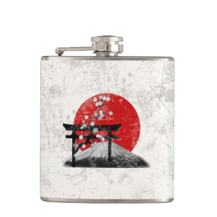 Flagga och symboler för Japan ID153 Fickplunta
