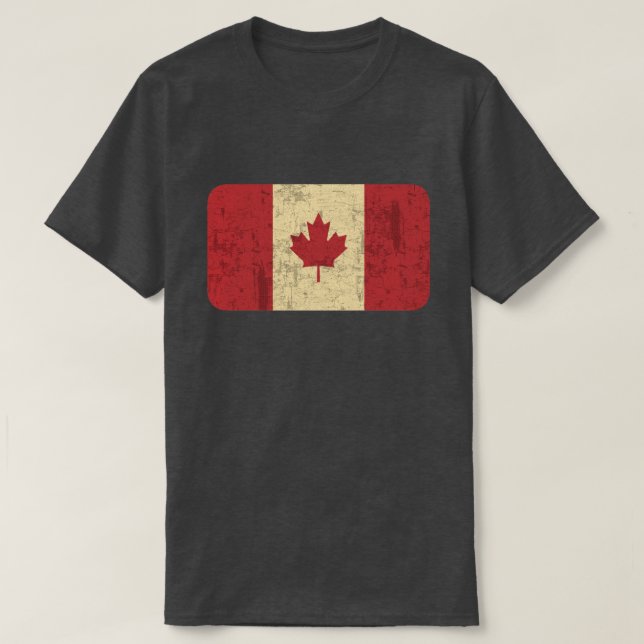 Flagga of Canada Distress Tröja (Design framsida)