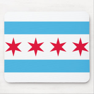 Flagga of Chicago, Illinois Musmatta