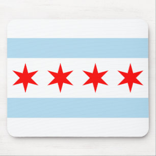 Flagga of Chicago, Illinois Musmatta