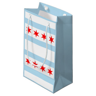 Flagga of Chicago, Illinois Small Gift Bag