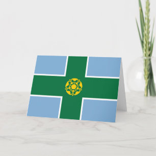 Flagga of Derbyshire (England, Förenade kungariket Kort