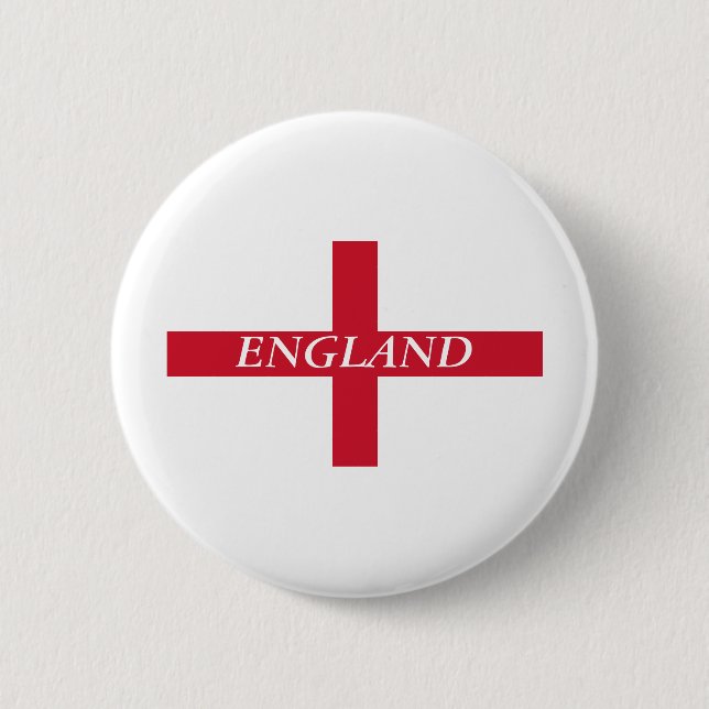 Flagga of England Button Knapp (Framsida)