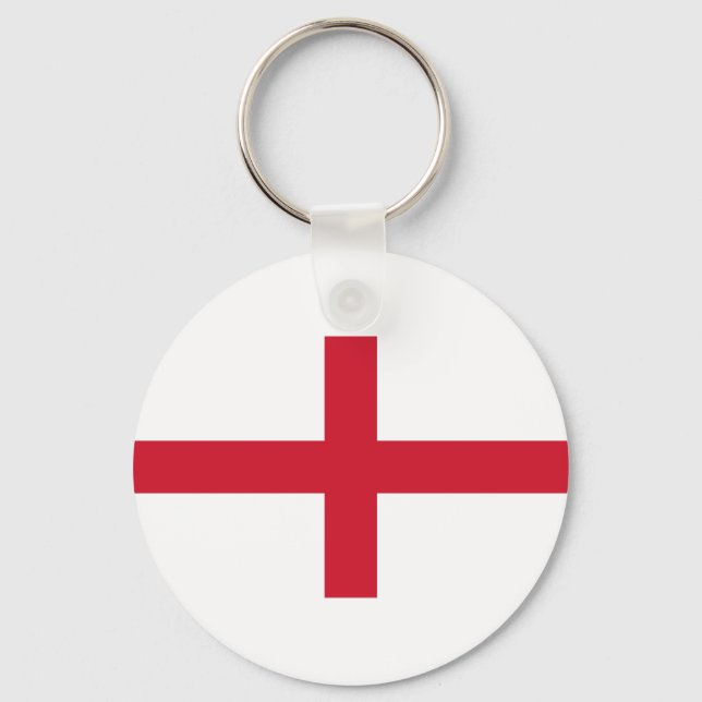Flagga of England Keychain Nyckelring (Framsida)