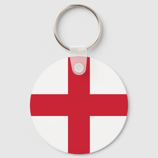 Flagga of England Keychain Nyckelring (Framsida)