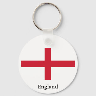Flagga of England Keychain Nyckelring