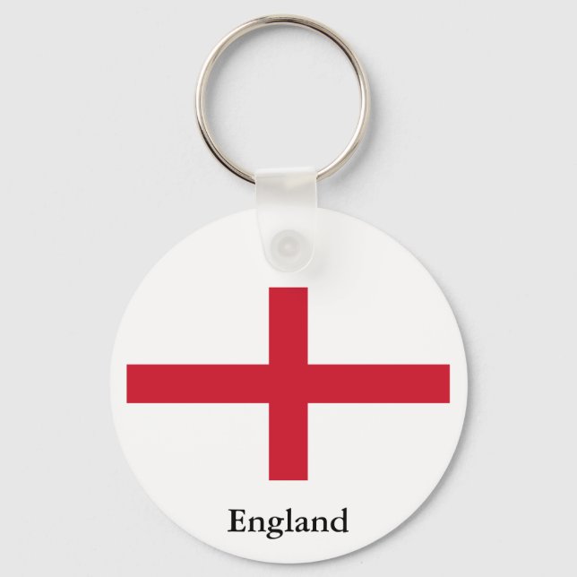 Flagga of England Keychain Nyckelring (Framsida)