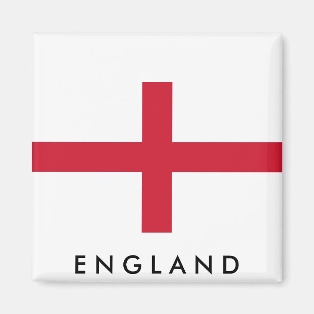 Flagga of England Magnet (Framsidan)