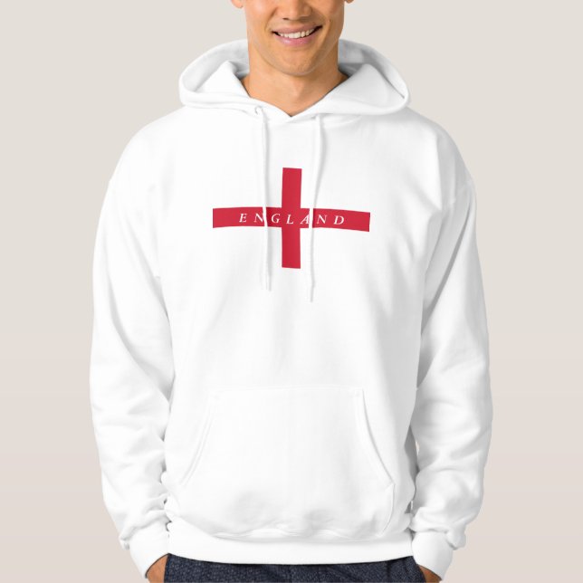 Flagga of England Manar Shirt Sweatshirt Med Luva (Framsida)