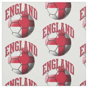 Flagga of England Soccer Ball Mönster Tyg