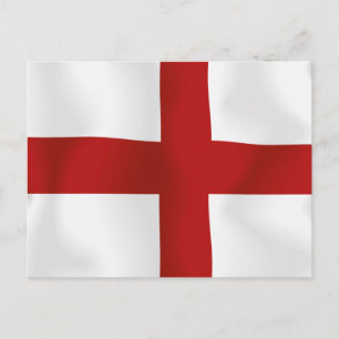 Flagga of England Vykort