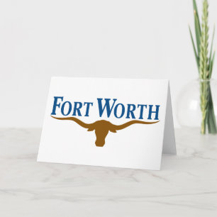 Flagga of Fort Worth (Texas) Kort