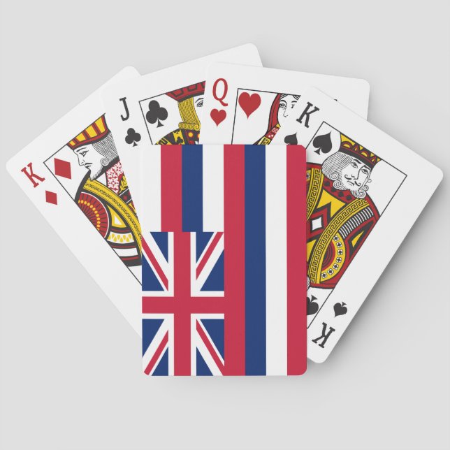 Flagga of Hawaii (USA) Casinokort (Baksidan)