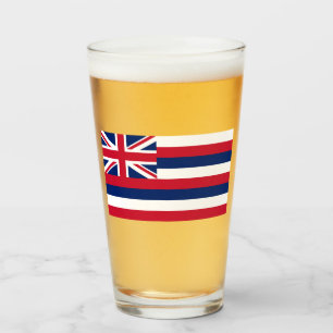 Flagga of Hawaii (USA) Glaskopp