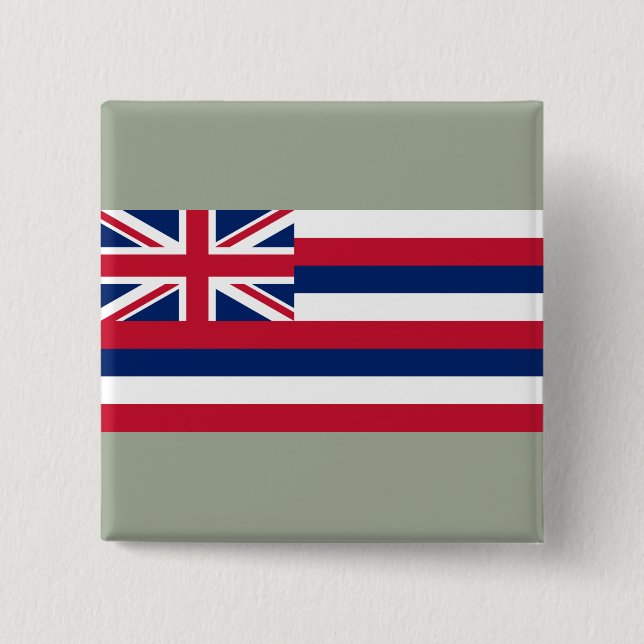 Flagga of Hawaii (USA) Knapp (Framsida)