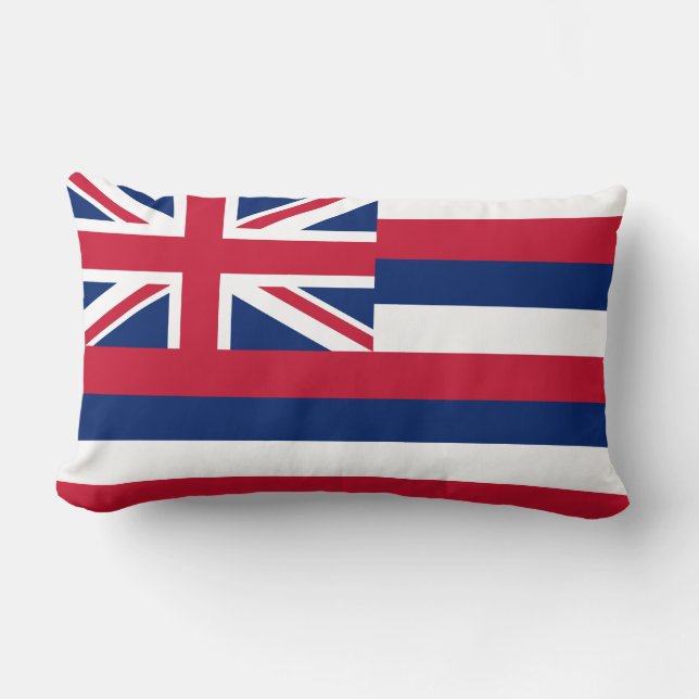 Flagga of Hawaii (USA) Lumbarkudde (Framsida)