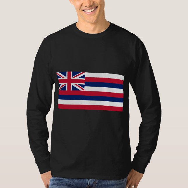 Flagga of Hawaii (USA) T Shirt (Framsida)