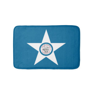 Flagga of Houston, Texas Bath Mat Badrumsmatta