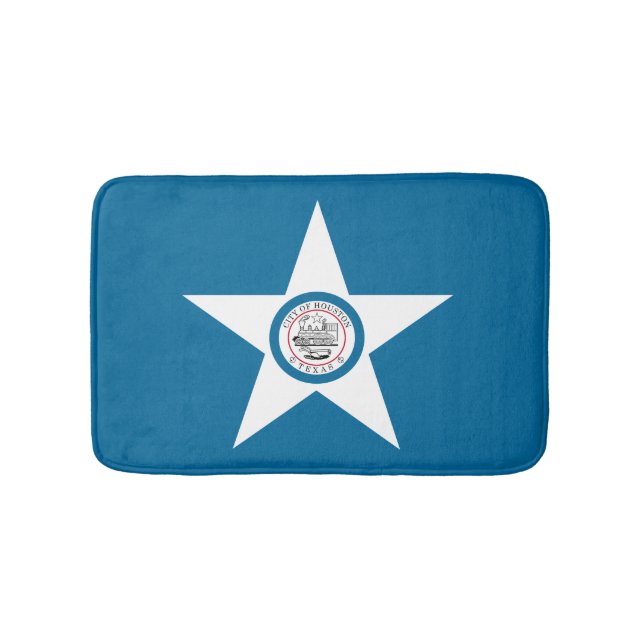 Flagga of Houston, Texas Bath Mat Badrumsmatta (Framsidan)