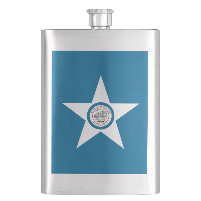 Flagga of Houston, Texas Flask Fickplunta (Framsidan)