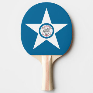 Flagga of Houston, Texas Ping Pong Paddle Pingisracket
