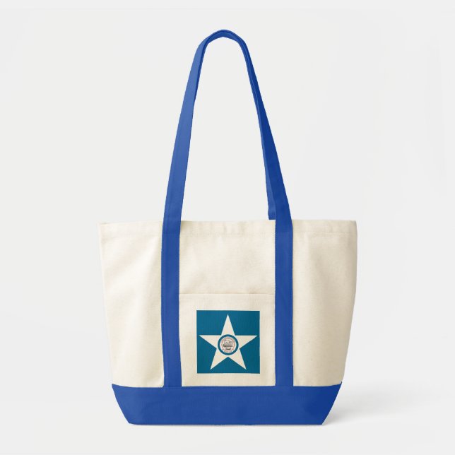Flagga of Houston, Texas Tote Bag Tygkasse (Framsidan)
