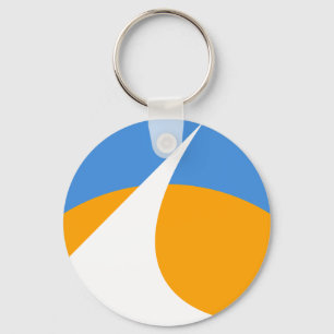 Flagga of Redding, Kalifornien Nyckelring