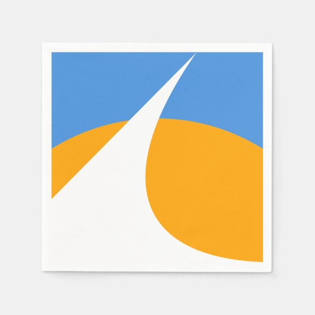 Flagga of Redding, Kalifornien Pappersservett (Framsidan)