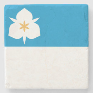 Flagga of Salt Sjö City (Utah) Stenunderlägg