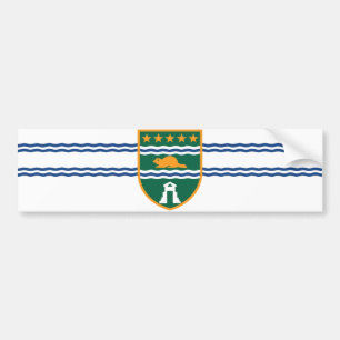 Flagga of Surrey (British Columbia, Kanada) Bildekal